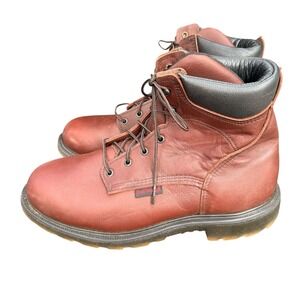 Red Wing 606 Mens Brown Leather Work Boots Soft Toe EH Made in USA Size 13 E2